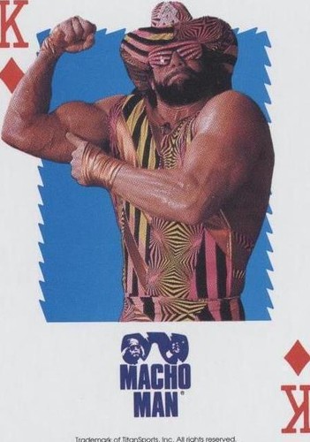 1991 U.S. Playing Card WWF - Randy Savage #KD