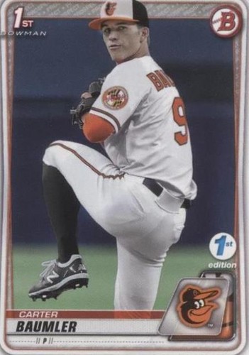 2020 Bowman Draft 1st Edition - Carter Baumler #BD-117