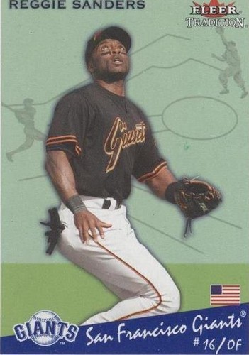 2002 Fleer Tradition Update - Reggie Sanders #U226