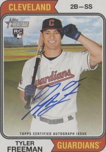 2023 Topps Heritage - Tyler Freeman #ROA-TF