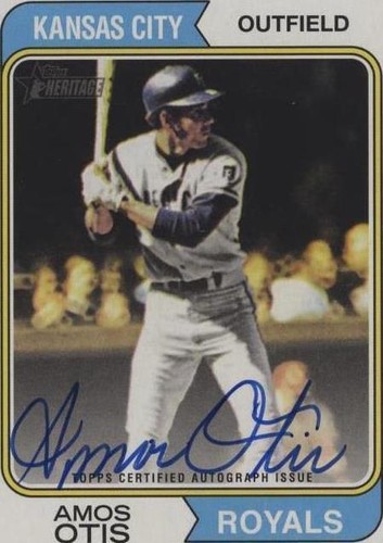 2023 Topps Heritage High Number - Amos Otis #ROA-AO