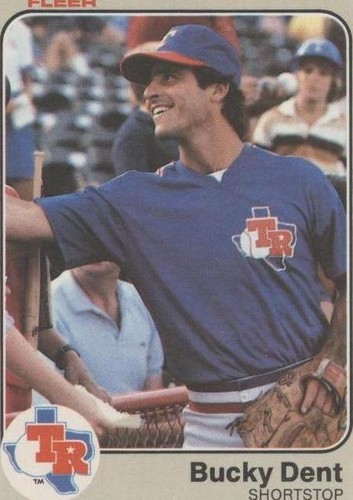 1983 Fleer Bucky Dent #566 Texas Rangers Low Grade Card | eBay