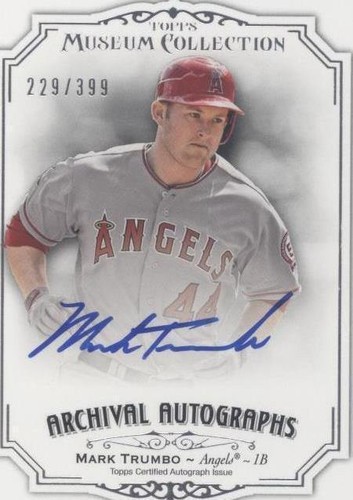 2012 Topps Museum Collection - Mark Trumbo #AA-MT2