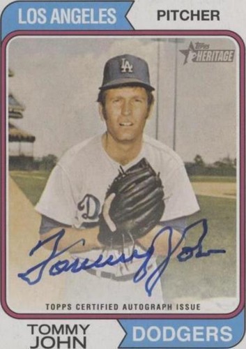 2023 Topps Heritage High Number - Tommy John #ROA-TJ