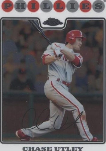 2008 Topps Chrome - Chase Utley #123