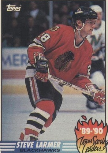 1990-91 Topps - Steve Larmer #1