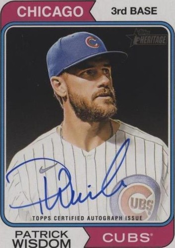2023 Topps Heritage High Number - Patrick Wisdom #ROA-PW