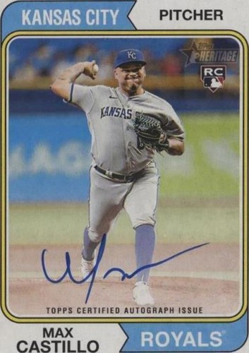 2023 Topps Heritage High Number - Max Castillo #ROA-MC