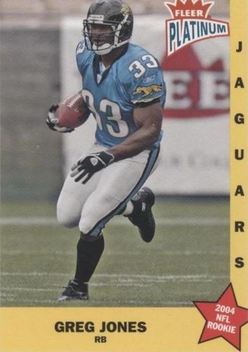 2004 Fleer Platinum Greg Jones #157