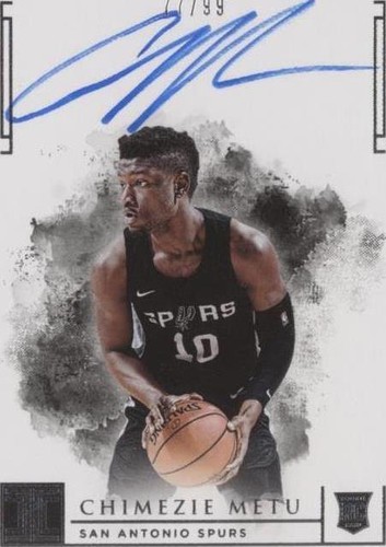 2018-19 Panini Impeccable - Chimezie Metu #106