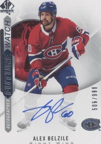 2020-21 SP Authentic - Alex Belzile #180