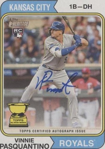 2023 Topps Heritage - Vinnie Pasquantino #ROA-VP