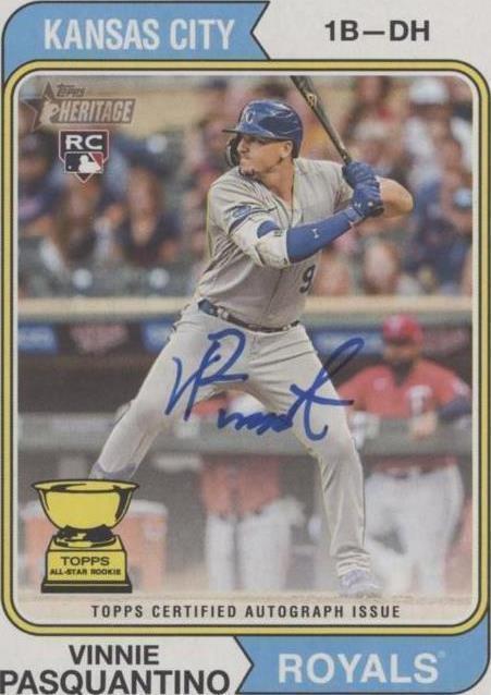 2023 Topps Heritage - Vinnie Pasquantino #ROA-VP