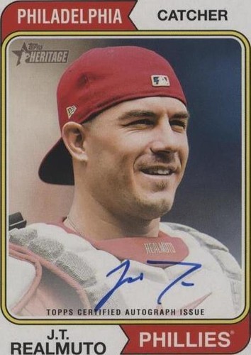 2023 Topps Heritage - J.T. Realmuto #ROA-JRO