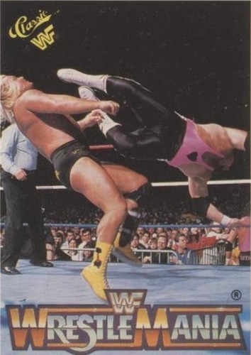 1990 Classic WWF The History of Wrestlemania - Bret Hart #87