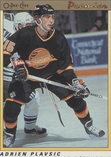 1990-91 O-Pee-Chee Premier - Adrien Plavsic #90