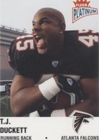 2003 Fleer Platinum T.J. Duckett #65