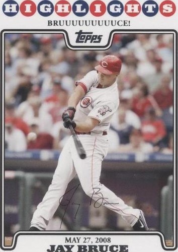 2008 Topps Updates & Highlights - Jay Bruce #UH155