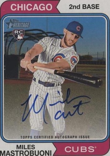 2023 Topps Heritage High Number - Miles Mastrobuoni #ROA-MMI