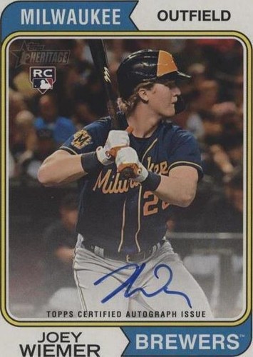 2023 Topps Heritage High Number - Joey Wiemer #ROA-JWR