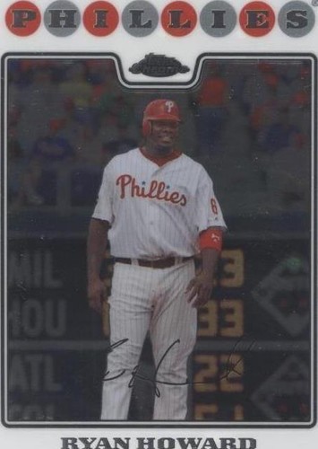 2008 Topps Chrome - Ryan Howard #29