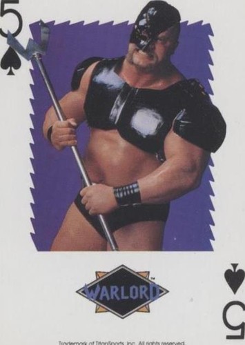 1991 U.S. Playing Card WWF - Warlord #5S