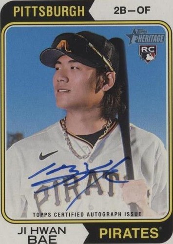 2023 Topps Heritage High Number - Ji Hwan Bae #ROA-JHB