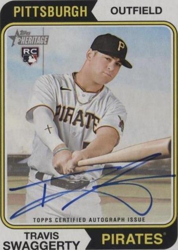 2023 Topps Heritage High Number - Travis Swaggerty #ROA-TS