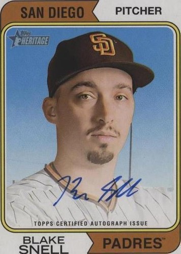 2023 Topps Heritage - Blake Snell #ROA-BS