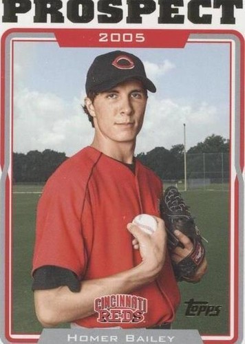 2005 Topps Updates & Highlights - Homer Bailey #UH91