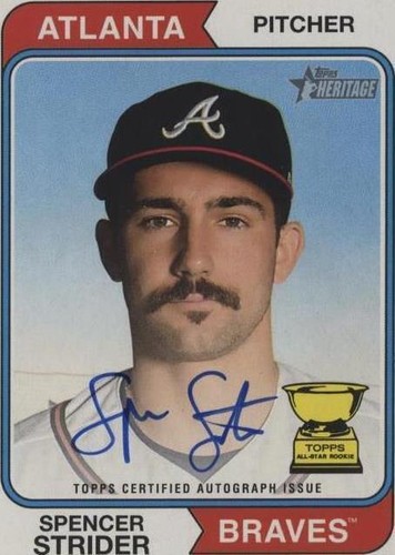 2023 Topps Heritage High Number - Spencer Strider #ROA-SS