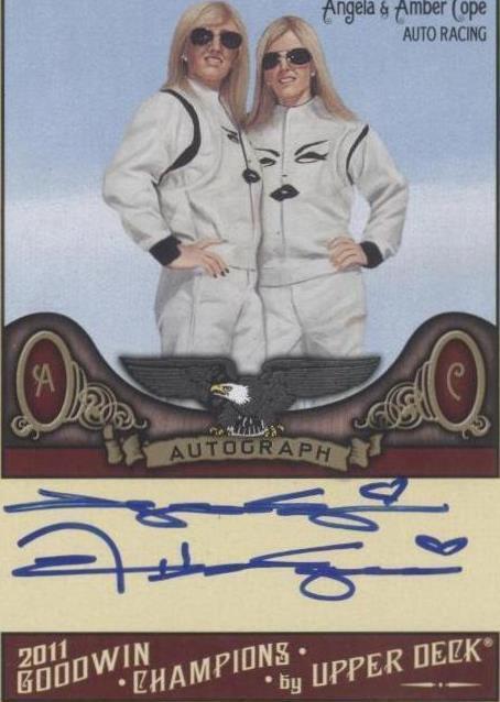 2011 Upper Deck Goodwin Champions - Amber Cope Angela Cope #A-AA