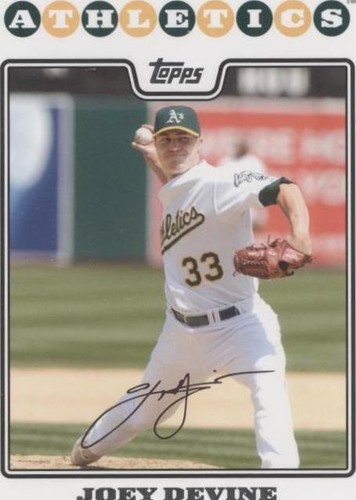 2008 Topps Updates & Highlights - Joey Devine #UH134