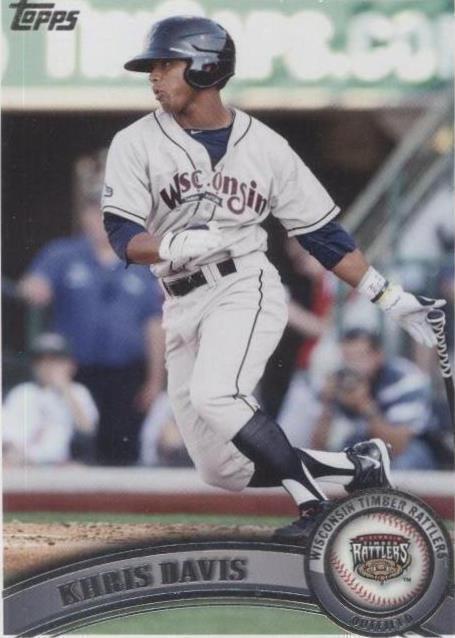 Topps Pro Debut 2011 - Khris Davis #287