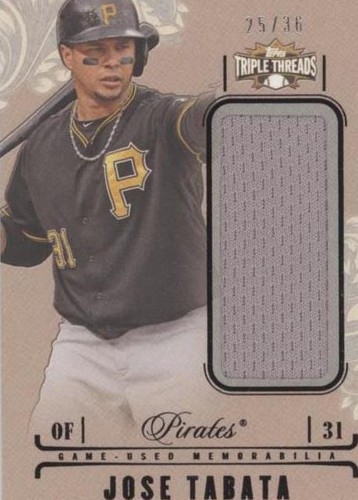 2014 Topps Triple Threads - Jose Tabata #UJR-JTA