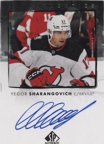 2022-23 SP Authentic - Yegor Sharangovich #UDA-YS