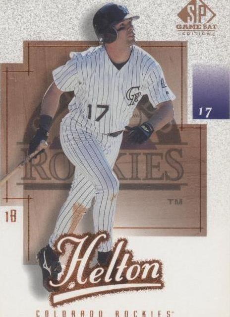 2001 SP Game Bat Edition - Todd Helton #88
