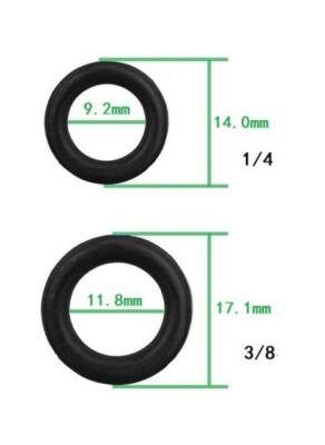 100Pcs High Pressure Washer O-Ring 1/4 M22 3/8 Quick Connect Seal Rings Washers