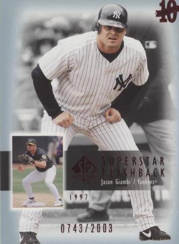 2003 SP Authentic - Jason Giambi #SF38