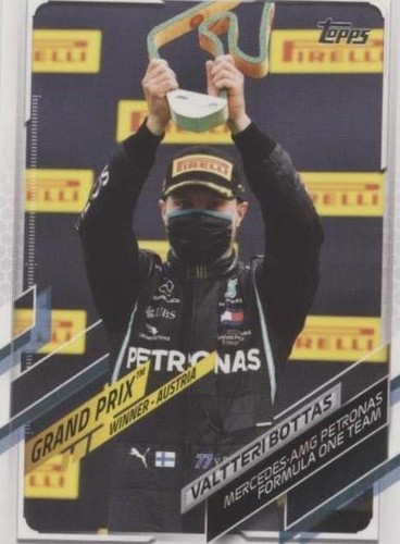 2021 Topps Chrome Formula 1 Valtteri Bottas Orange Refractor