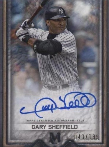 2023 Topps Museum Collection - Gary Sheffield #AA-GS