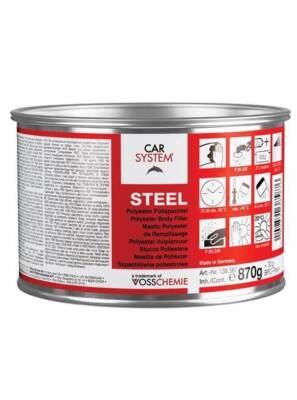 STEEL POLYESTER FILLER HARD PUTTY 0.9KG