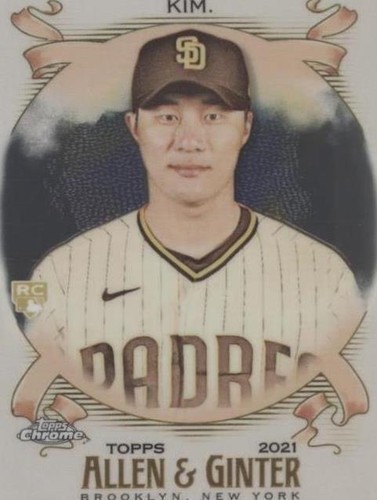 2021 Topps Allen & Ginter Chrome - Ha-Seong Kim #176
