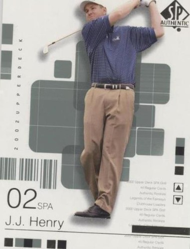 2002 SP Authentic - J.J. Henry #36SPA