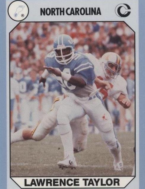 Colección Colegiata 1990 Carolina del Norte Tar Heels Lawrence Taylor #4