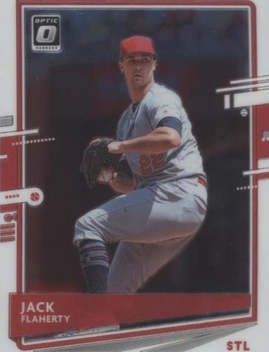 Jack Flaherty Panini Donruss Optic 2021 No. 162 St. Louis Cardinls