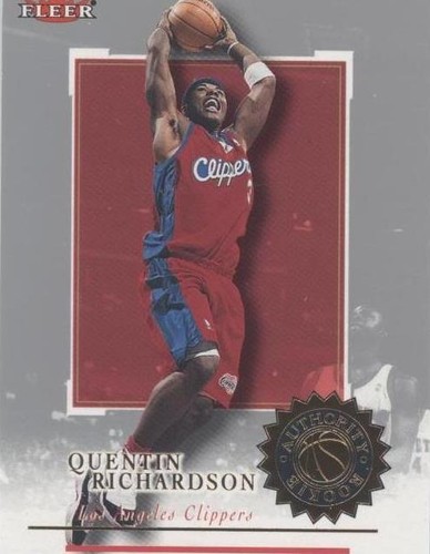2000-01 Fleer Authority - Quentin Richardson #122
