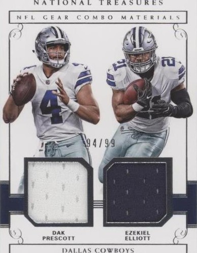 EZEKIEL ELLIOTT　エゼキエル エリオット　直筆サインカード　NFL Ezekiel Elliott autographed signed Card 1/1 Dallas Cowboys