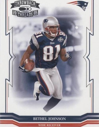 2005 Donruss Throwback Threads Bethel Johnson #86