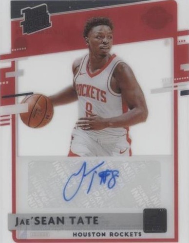 2020-21 Panini Clearly Donruss - Jae'Sean Tate #RRA-JST